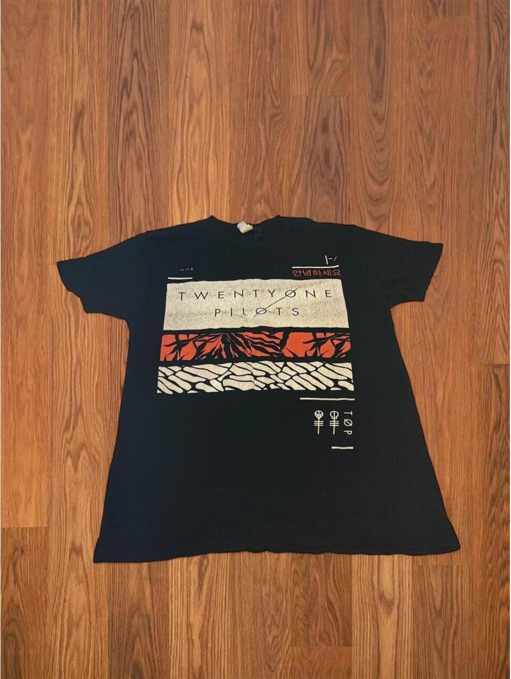 Twenty One Pilots Men's Short sleeve Black Tshirt Bandtee